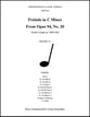 Prelude in C Minor Concert Band sheet music cover